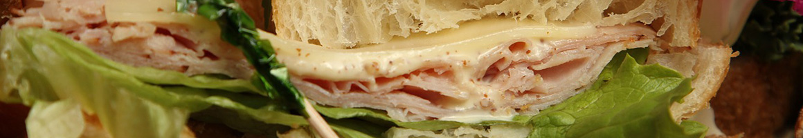 Eating Deli Sandwich Salad at SMP Sussex Market restaurant in Wharton, NJ.